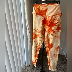 Balance Athletic Orange Tie Dye Leggings